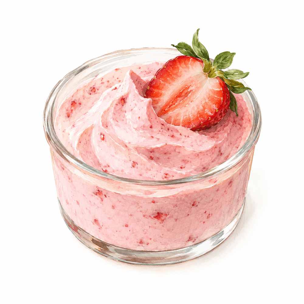 Strawberry mousse (gf)