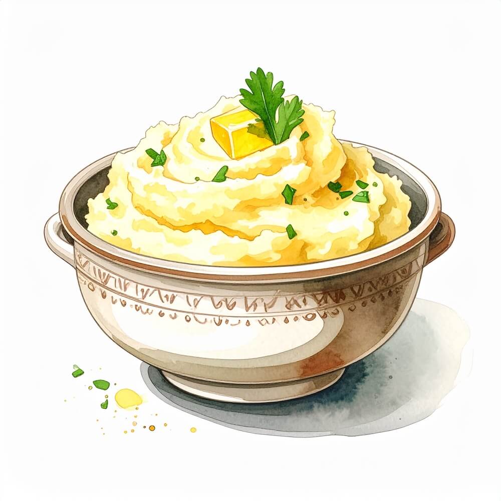Mashed potato 200g (v)