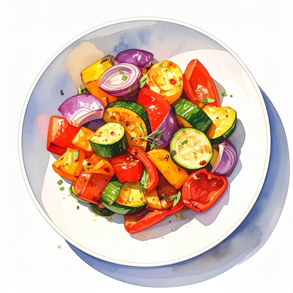 Roast veggies side (200g) (gf) (v)