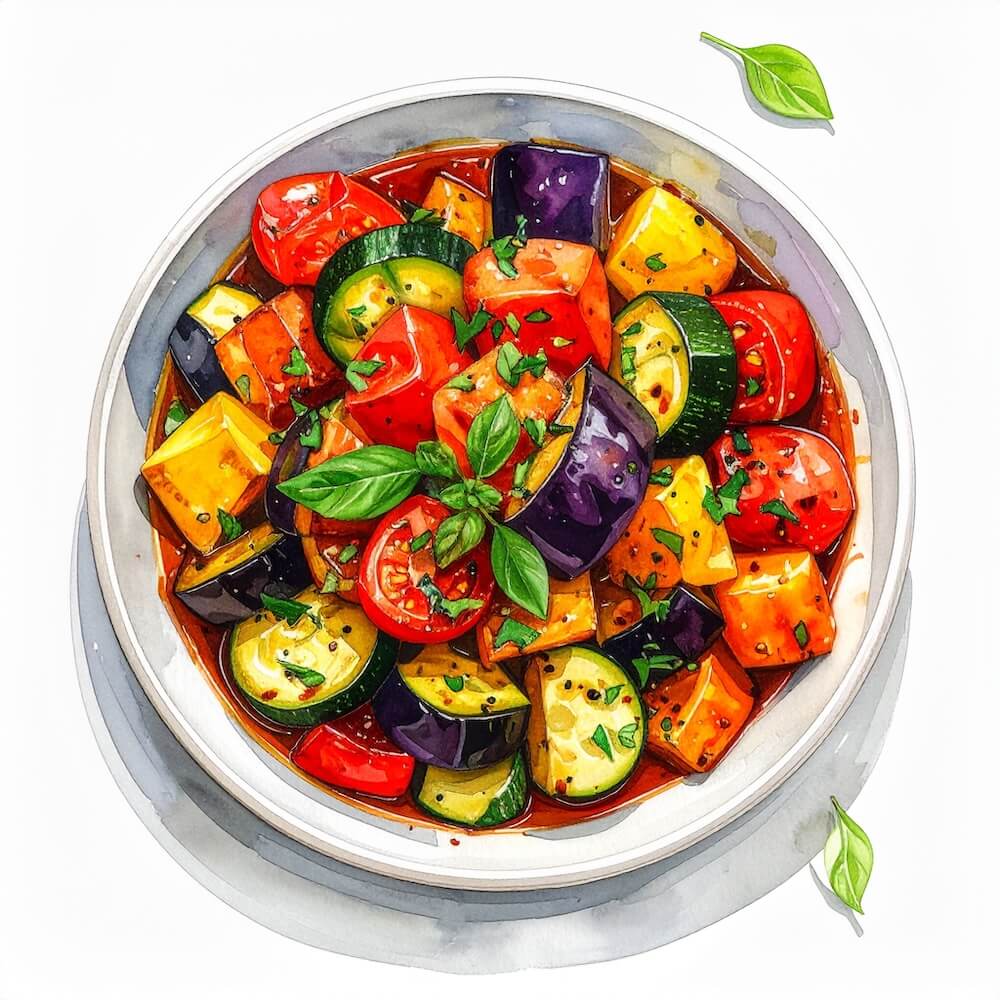 Summer ratatouille vegetables (v) (gf)