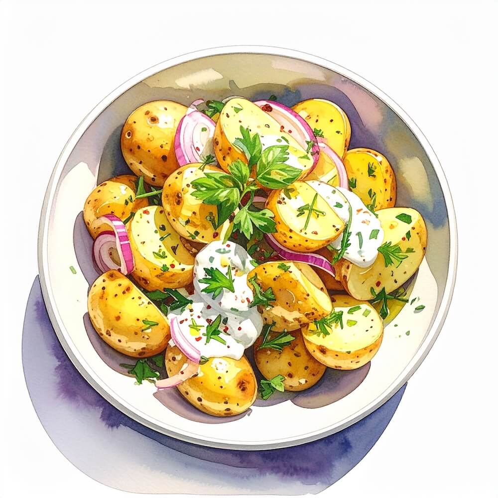 Potato salad side (250g) (v) (gf)