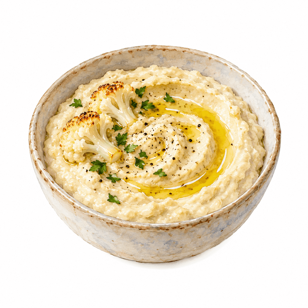 Tahini cauliflower bean dip (v) (gf)